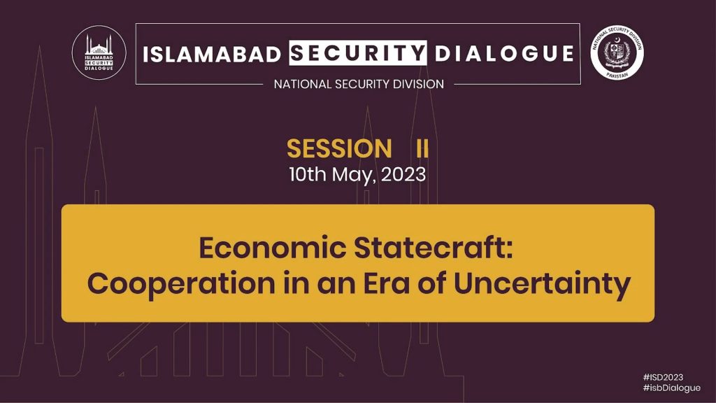 ISD 2023 Session II Economic Statecraft cooperation in an era of uncertainty panel discussion